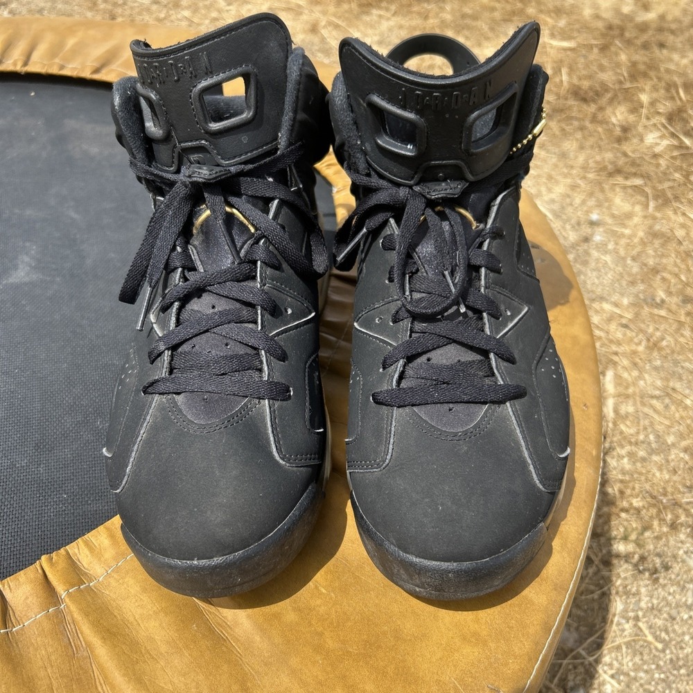 Air Jordan Retro 6 DMP 2020 Black/Gold Size 10 - Picture 2 of 8